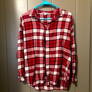 H&M plain long sleeved button down